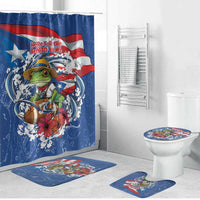 Puerto Rican Coquí Football Bathroom Set Here For The Benito Bowl
