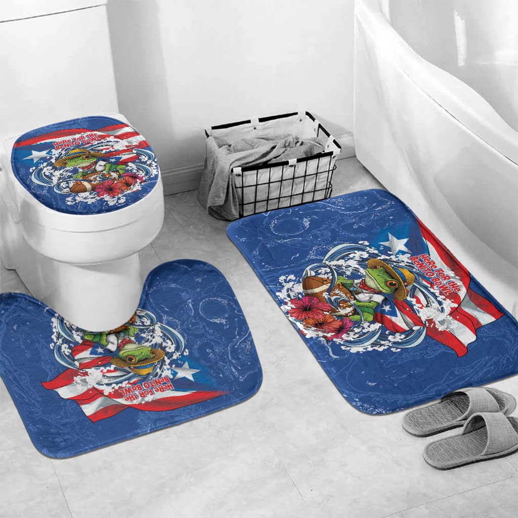 Puerto Rican Coquí Football Bathroom Set Here For The Benito Bowl