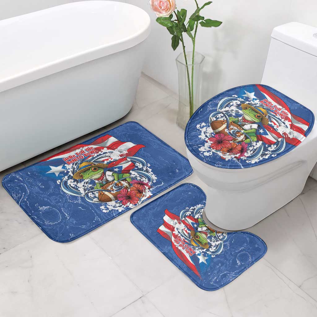 Puerto Rican Coquí Football Bathroom Set Here For The Benito Bowl