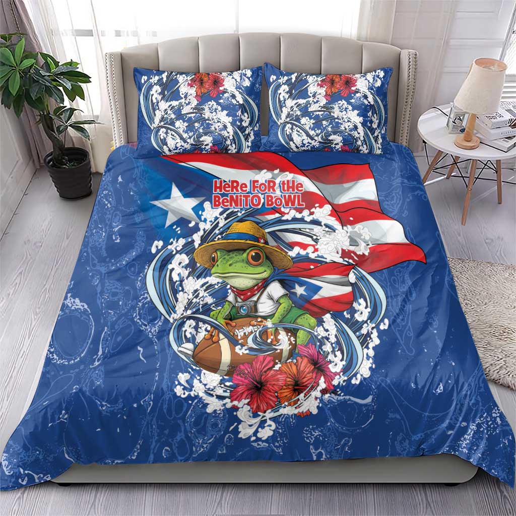 Puerto Rican Coquí Football Bedding Set Here For The Benito Bowl