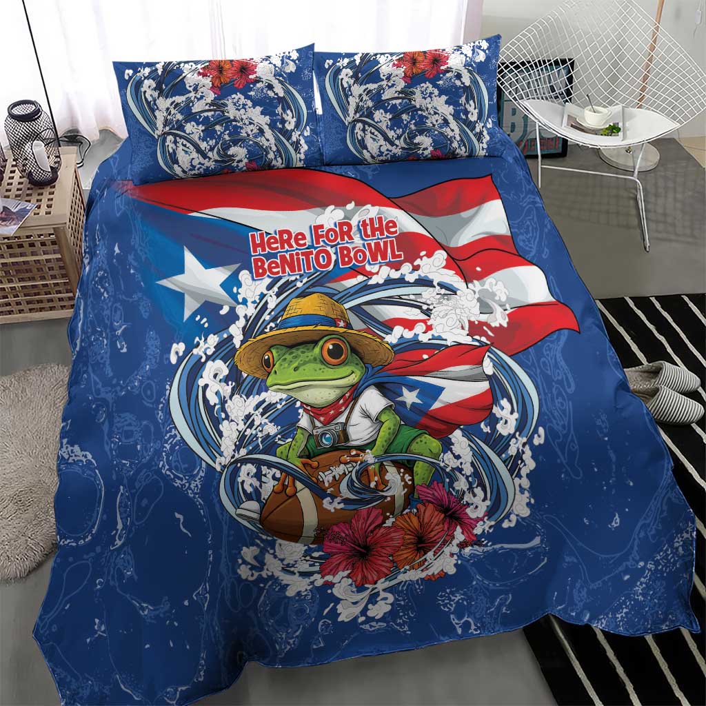 Puerto Rican Coquí Football Bedding Set Here For The Benito Bowl