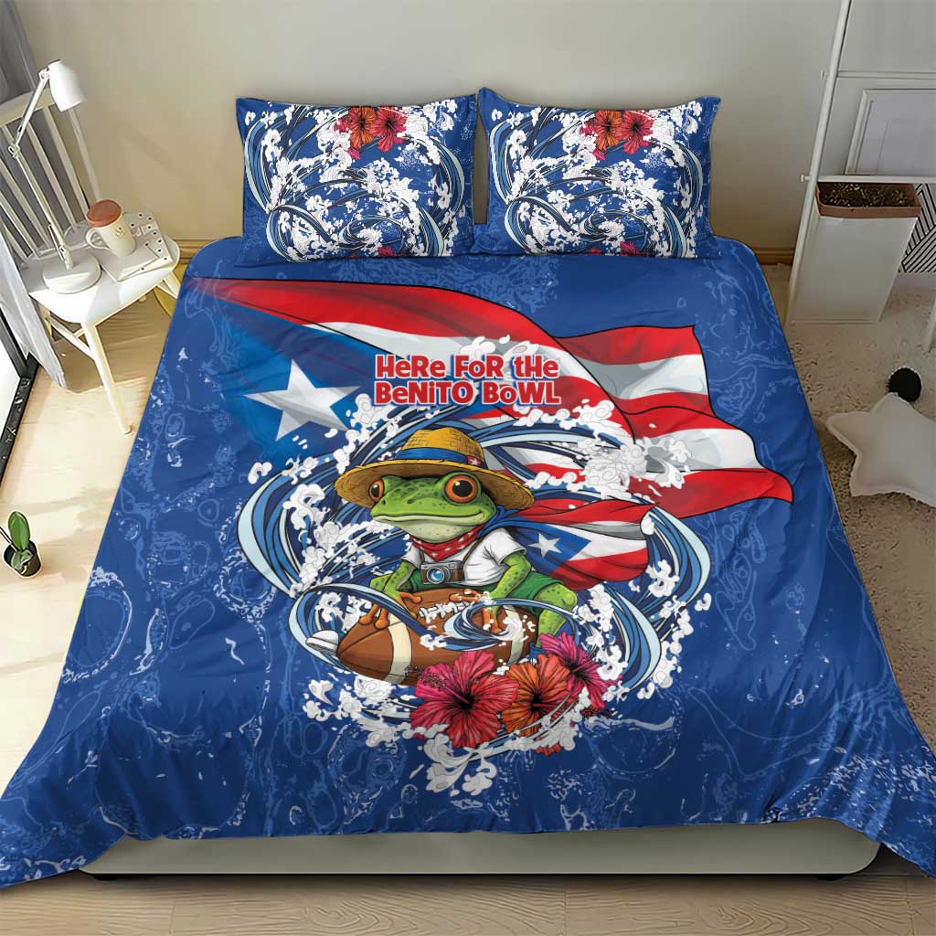 Puerto Rican Coquí Football Bedding Set Here For The Benito Bowl