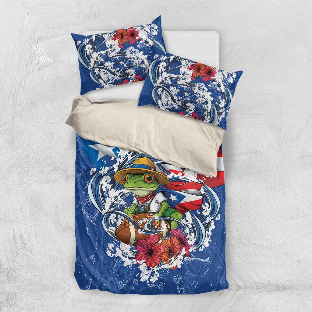 Puerto Rican Coquí Football Bedding Set Here For The Benito Bowl