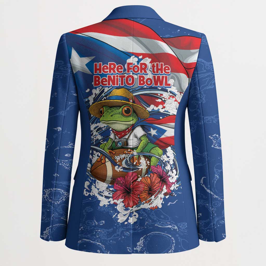 Puerto Rican Coquí Football Blazer Here For The Benito Bowl