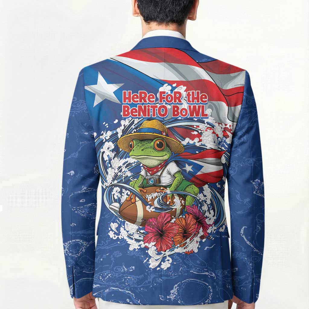Puerto Rican Coquí Football Blazer Here For The Benito Bowl