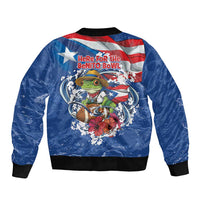 Puerto Rican Coquí Football Bomber Jacket Here For The Benito Bowl
