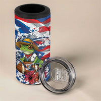 Puerto Rican Coquí Football 4 in 1 Can Cooler Tumbler Here For The Benito Bowl