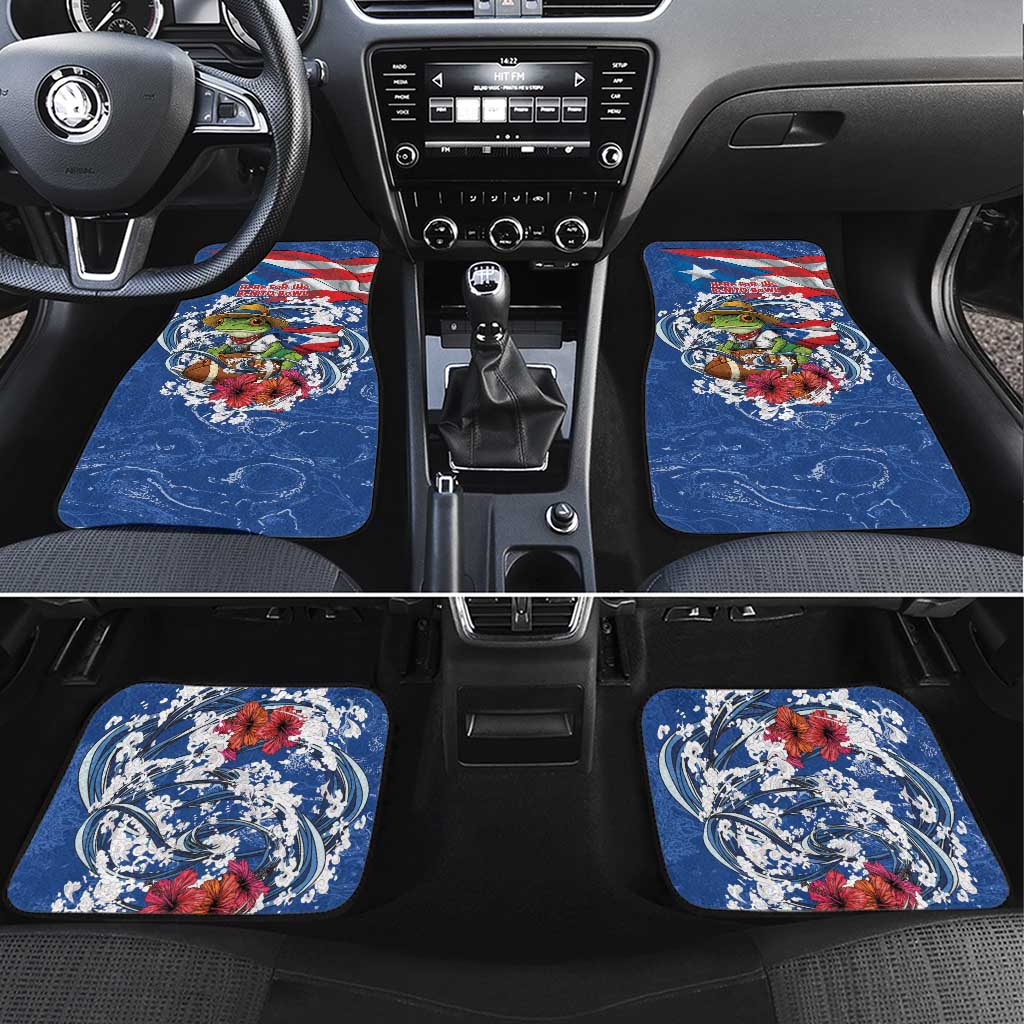 Puerto Rican Coquí Football Car Mats Here For The Benito Bowl