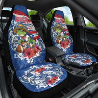 Puerto Rican Coquí Football Car Seat Cover Here For The Benito Bowl