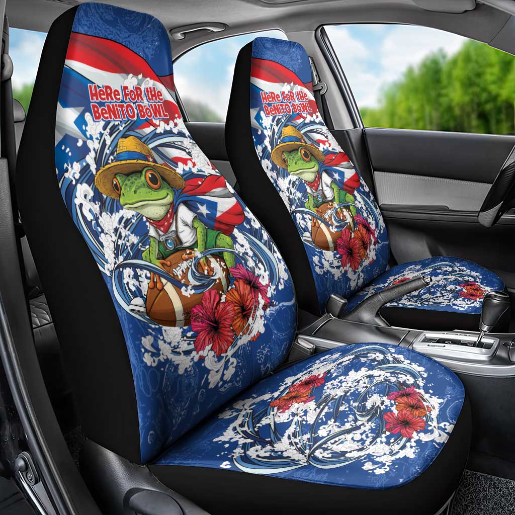 Puerto Rican Coquí Football Car Seat Cover Here For The Benito Bowl