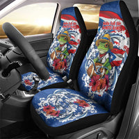 Puerto Rican Coquí Football Car Seat Cover Here For The Benito Bowl