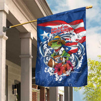 Puerto Rican Coquí Football Garden Flag Here For The Benito Bowl