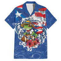 Puerto Rican Coquí Football Hawaiian Shirt Here For The Benito Bowl