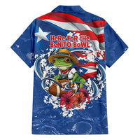 Puerto Rican Coquí Football Hawaiian Shirt Here For The Benito Bowl