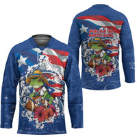 Puerto Rican Coquí Football Hockey Jersey Here For The Benito Bowl