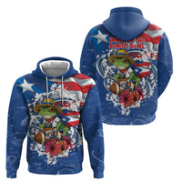 Puerto Rican Coquí Football Hoodie Here For The Benito Bowl