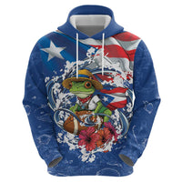 Puerto Rican Coquí Football Hoodie Here For The Benito Bowl