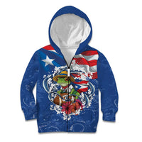 Puerto Rican Coquí Football Kid Hoodie Here For The Benito Bowl