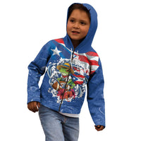 Puerto Rican Coquí Football Kid Hoodie Here For The Benito Bowl