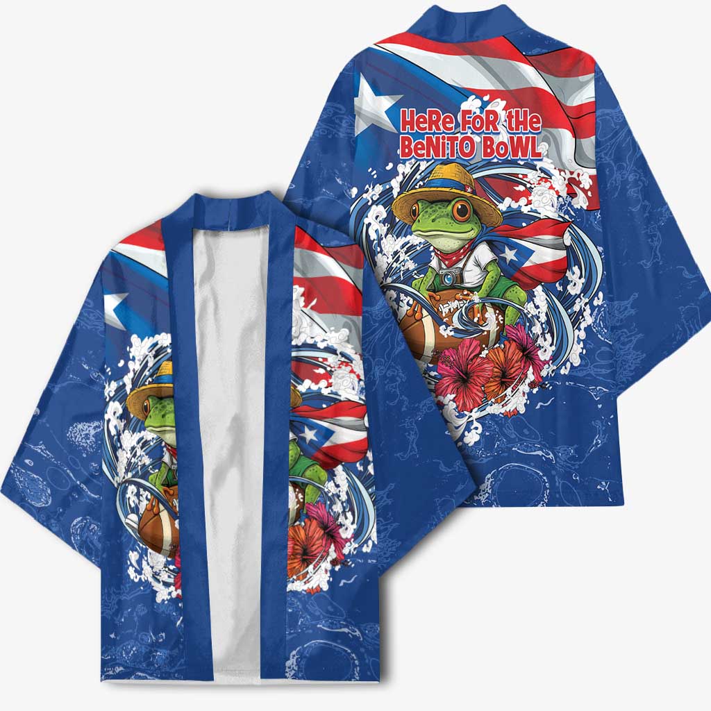 Puerto Rican Coquí Football Kimono Here For The Benito Bowl