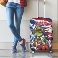 Puerto Rican Coquí Football Luggage Cover Here For The Benito Bowl