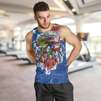 Puerto Rican Coquí Football Men Tank Top Here For The Benito Bowl