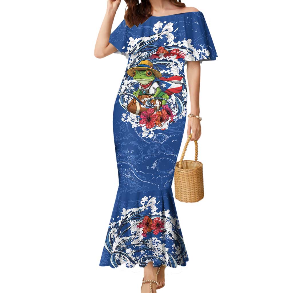 Puerto Rican Coquí Football Mermaid Dress Here For The Benito Bowl