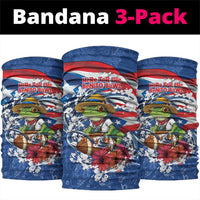 Puerto Rican Coquí Football Neck Gaiter Here For The Benito Bowl