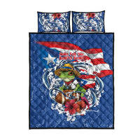 Puerto Rican Coquí Football Quilt Bed Set Here For The Benito Bowl