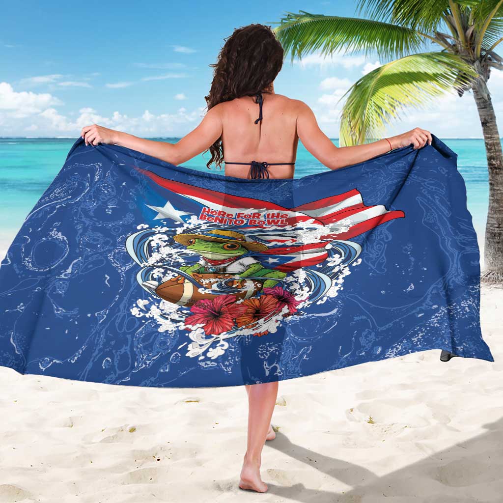Puerto Rican Coquí Football Sarong Here For The Benito Bowl