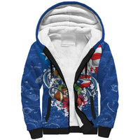 Puerto Rican Coquí Football Sherpa Hoodie Here For The Benito Bowl
