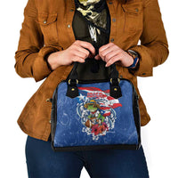 Puerto Rican Coquí Football Shoulder Handbag Here For The Benito Bowl