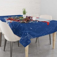 Puerto Rican Coquí Football Tablecloth Here For The Benito Bowl