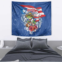 Puerto Rican Coquí Football Tapestry Here For The Benito Bowl