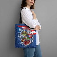 Puerto Rican Coquí Football Tote Bag Here For The Benito Bowl