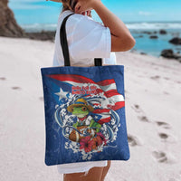 Puerto Rican Coquí Football Tote Bag Here For The Benito Bowl