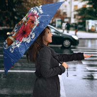 Puerto Rican Coquí Football Umbrella Here For The Benito Bowl