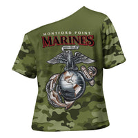 Montford Point Marines Cross Shoulder Shirt African American Breaking Barriers 1942