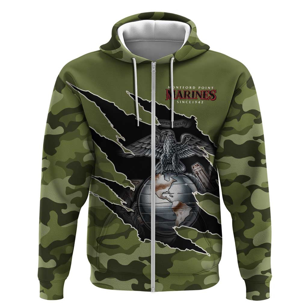 Montford Point Marines Hoodie African American Breaking Barriers 1942