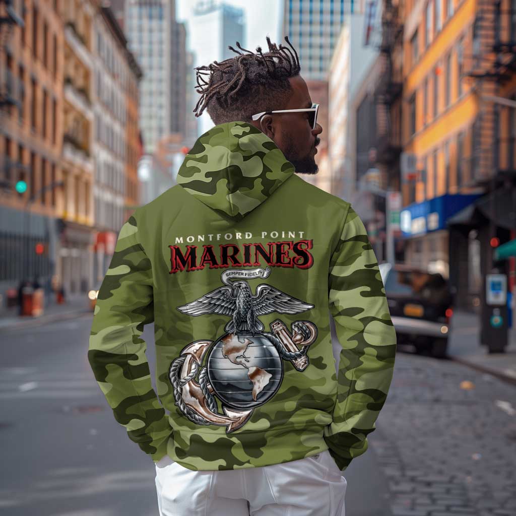 Montford Point Marines Hoodie African American Breaking Barriers 1942