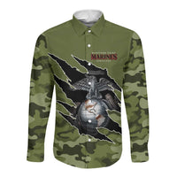 Montford Point Marines Long Sleeve Button Shirt African American Breaking Barriers 1942