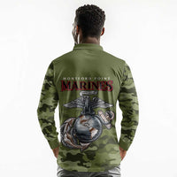 Montford Point Marines Long Sleeve Polo Shirt African American Breaking Barriers 1942