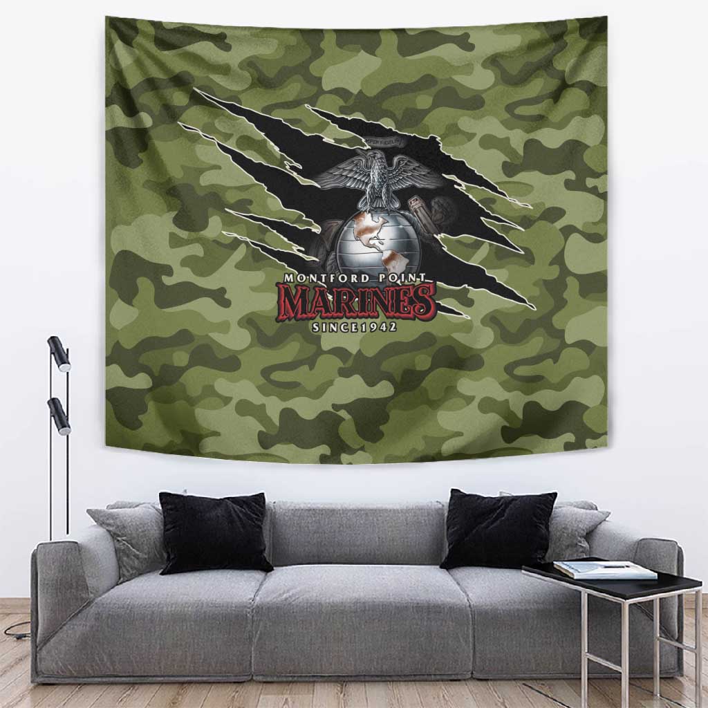Montford Point Marines Tapestry African American Breaking Barriers 1942