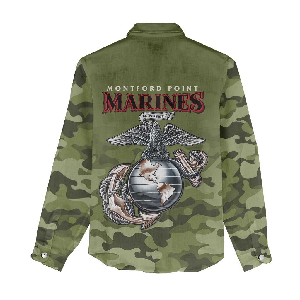 Montford Point Marines Women Casual Shirt African American Breaking Barriers 1942