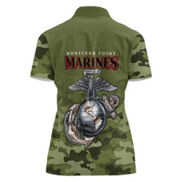 Montford Point Marines Women Polo Shirt African American Breaking Barriers 1942