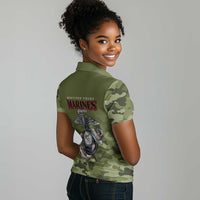 Montford Point Marines Women Polo Shirt African American Breaking Barriers 1942