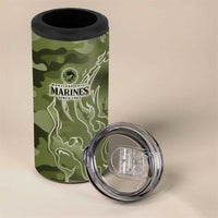 Montford Point Marines 4 in 1 Can Cooler Tumbler Flame Fire Military Green Camo