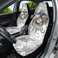Montford Point Marines Car Seat Cover Flame Fire Military White Camo