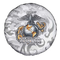 Montford Point Marines Spare Tire Cover Flame Fire Military White Camo