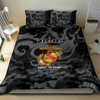Montford Point Marines Bedding Set First To Fight Last to Leave